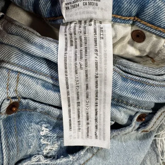 Abercrombie & Fitch High Rise 4" Short Curve Love Sz 8/29 - Picture 5 of 8